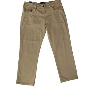 34 Heritage Charisma Comfort Rise Classic Pants Men's 38x28 Khaki Stretch Tencel